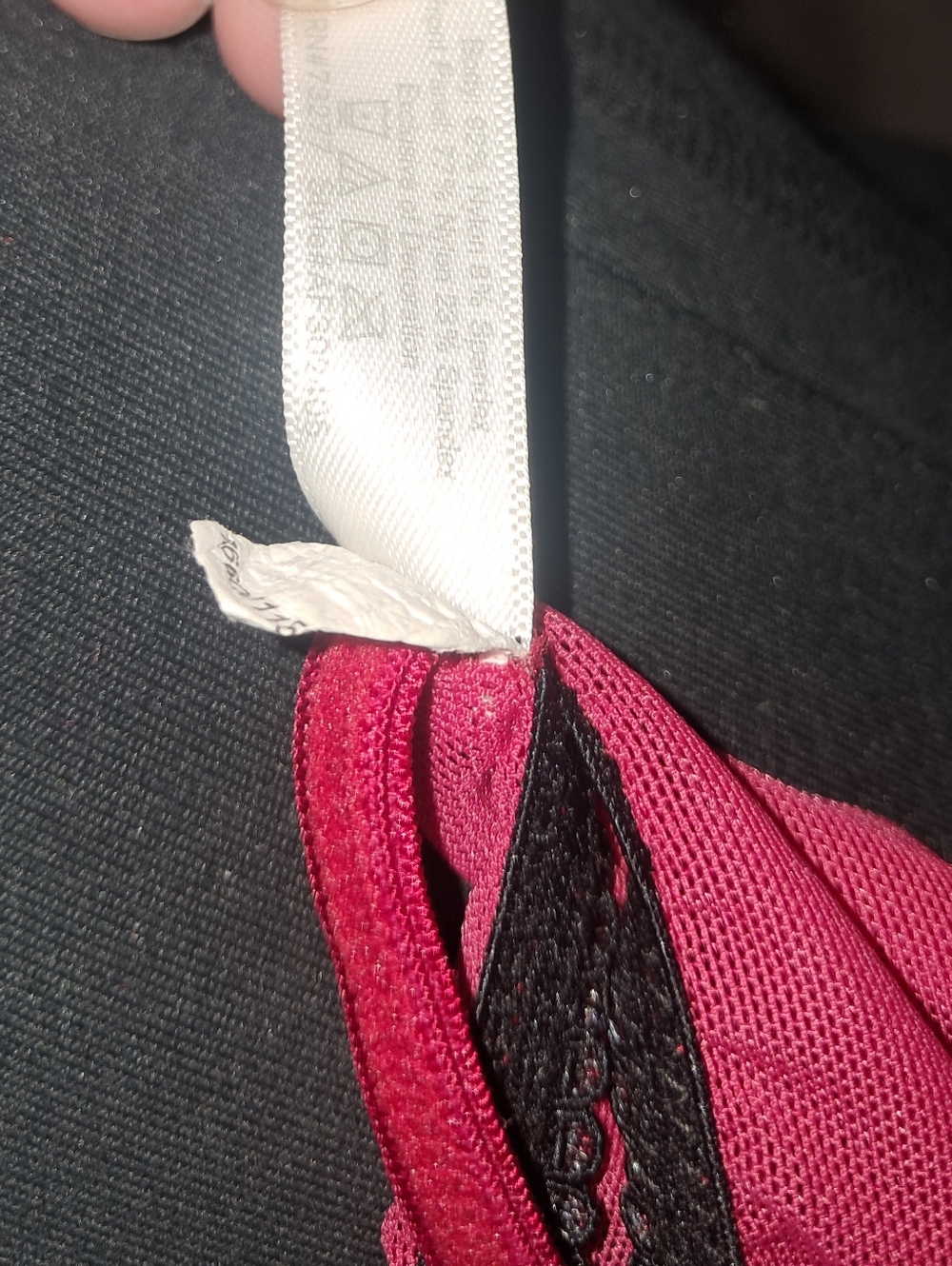 Apt. 9 Wine and Black 36 D and Large Lace Bra & Mini Skirt Set - Picture 11 of 16